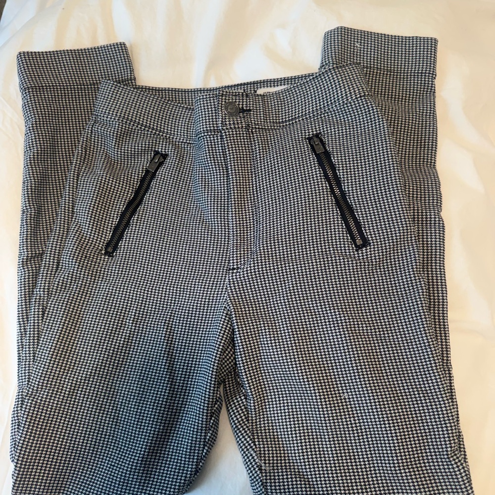 Black and White Checkered Pants